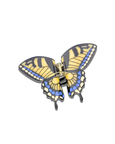 Solar Eclipse - Swallowtail Butterfly Hair Claw - Yellow