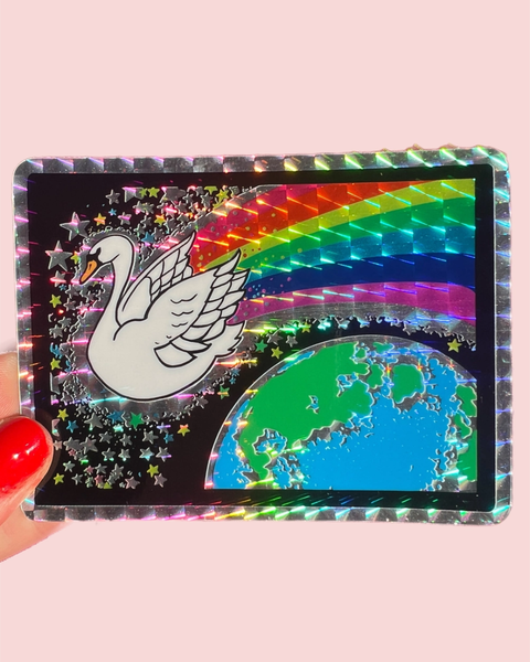 Astral Weekend - Space Swan Sticker