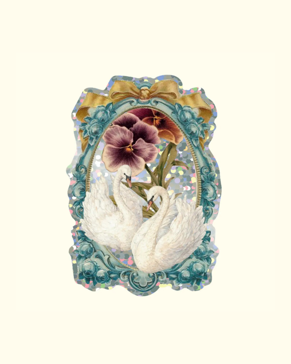Shellflower - Garden Swans - Sticker