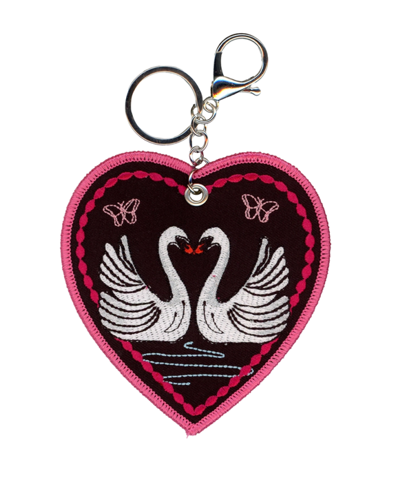 Patch Ya Later - Swans - Bag Charm