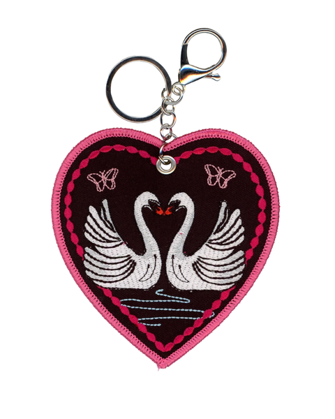 Patch Ya Later - Swans - Bag Charm