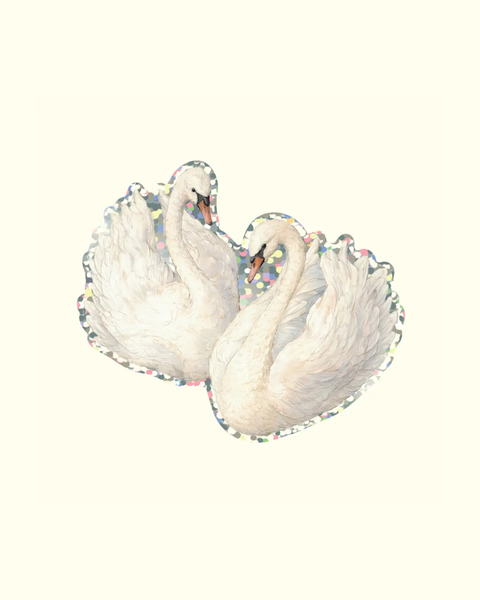 Shellflower - Swans Sticker