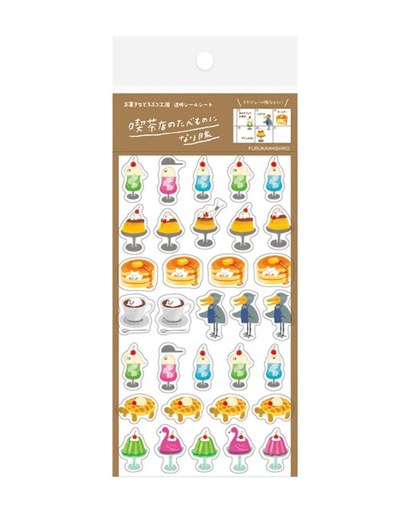 Furukawa Shiko - Sticker Sheet - Coffee Shop Sweet Animal Treats