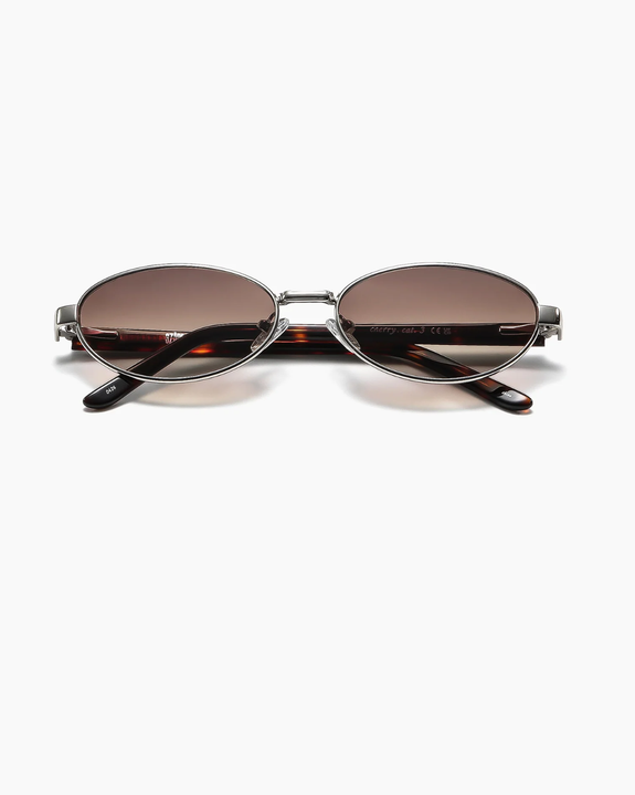Szade Sunglasses - Cherry - Polished Silver Tortoiseshell / Dune
