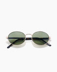 Szade Finch Sunglasses - Polished gold / Moss