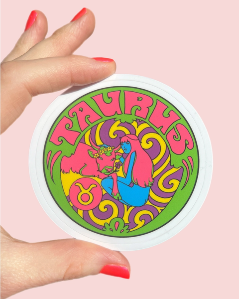 Astral Weekend - Zodiac Sticker - Taurus