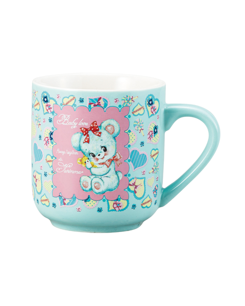 Swimmer - Teal Teddy Mug