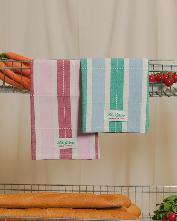 Tarta Gelatina - Striped Tea Towel (Set of 2) - Mix 1