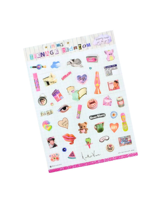 Haricot Vert - In My Teenage Bedroom Picto-Stickers