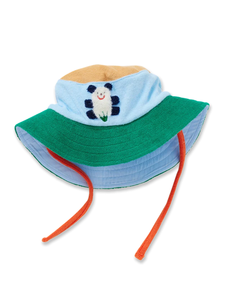 Halcyon Nights - Terry Bucket Hat - Zoo Crew Blue