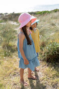 Acorn Kids - Light Pink Terry Towelling Bucket Hat