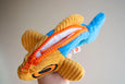 Curlworks - The Fish Pouch - Blue / Yellow