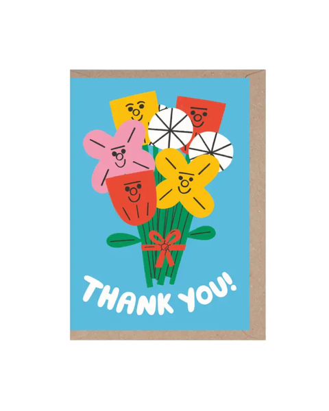 Rumble Cards - Thank You Flowers Card