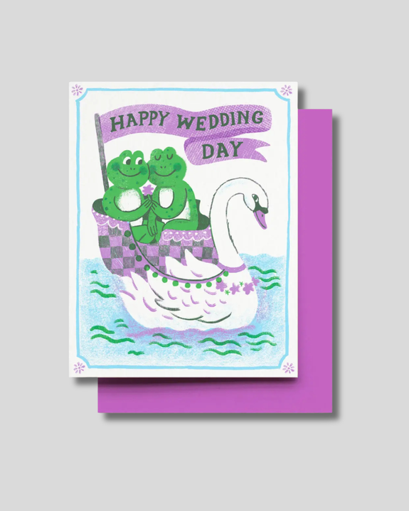 Hammerpress - Wedding Day Frog Card