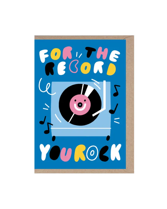 Rumble Cards - Just For the Record Card