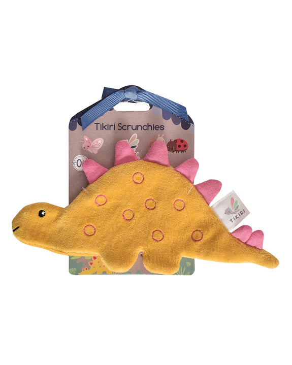 Tikiri - Crinkle Scrunch Sensory Toy - Stegosaurus