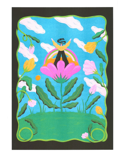 KIBLIND Atelier - Clara Super Duper - Time To Shine - A3 Poster
