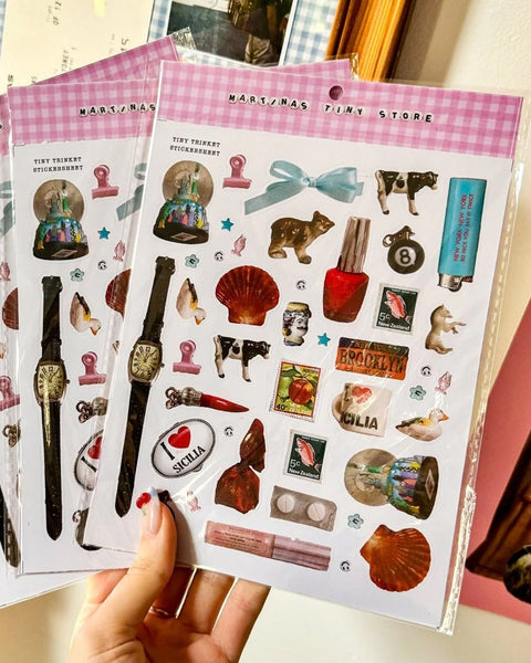 Martina's Tiny Store - Tiny Trinket Stickersheet