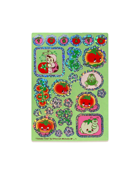 Hannah-Michelle Bayley - Sticker Sheet - Tomato Time