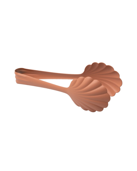 Roger Orfèvre - Scalloped Bakery Tongs - Blush Pink