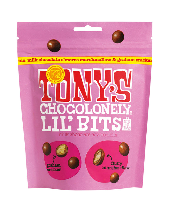 Tony's Chocolonely - Lil' Bits Milk Marshmallow S'mores Mix