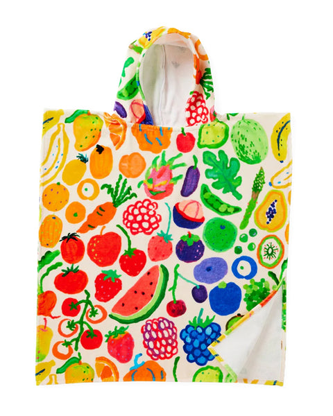 Halcyon Nights - Kids Hooded Towel - Eat The Rainbow