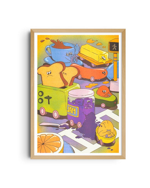 KIBLIND Atelier - Lauren Martin — If There's A Traffic Jam... A3 Poster