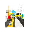 KIBLIND Atelier - Goo Ltd - On the Train Going To Amanohashidate - A3 Poster