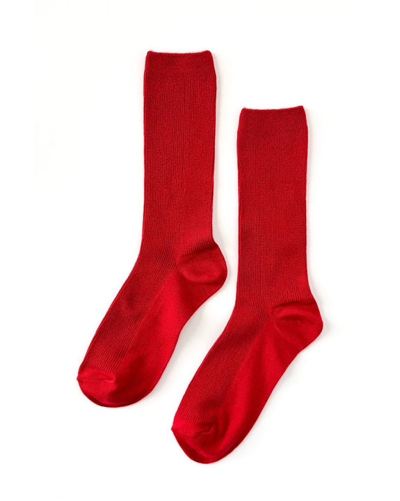 Le Bon Shoppe - Trouser Socks - Tuscan Red