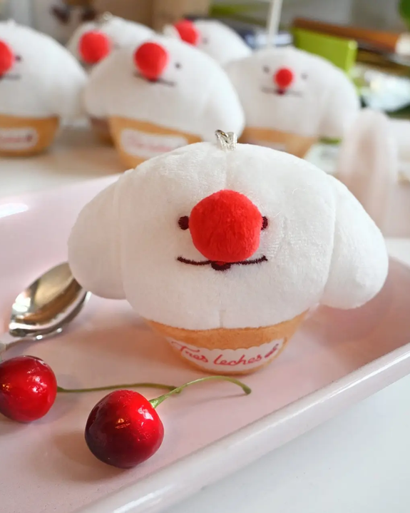 Natali Koromoto - Tres Leches Keychain Plush