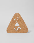 Wrap - Cork Trivet - Triangle Face