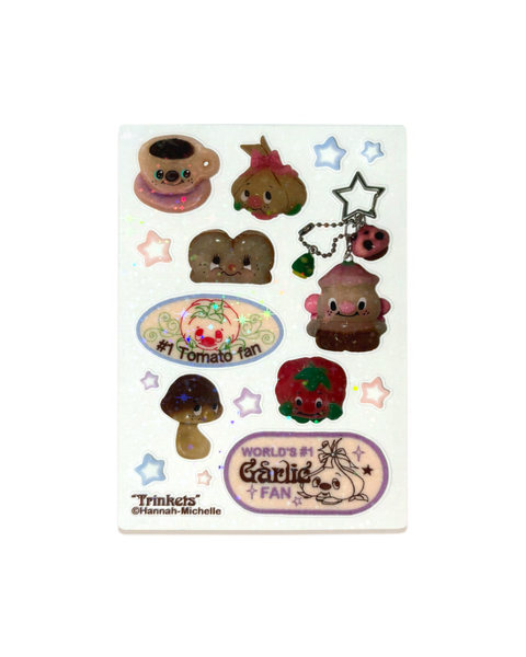Hannah-Michelle Bayley - Sticker Sheet - Trinkets