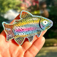 Alex Luciano - Rainbow Trout - Sparkle Sticker
