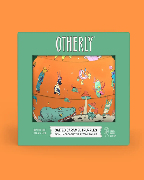Otherly - Salted Caramel Oatmilk Truffles in a Festive Bauble - 100g