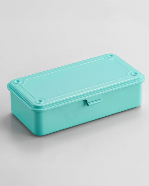 Toyo - Trunk Shape Steel Stackable Toolbox T-190 - Turquoise