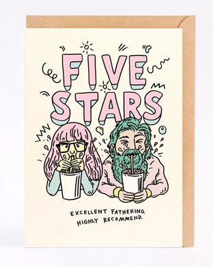 Wally Paper Co Cards - Five Stars