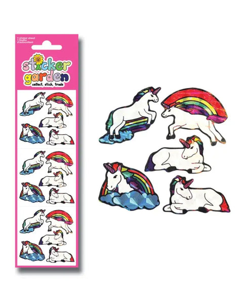 Sticker Garden - Prism Rainbow Unicorn Stickers
