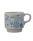 Decole - Walking Cat Mug - Stackable - Universe