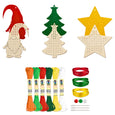 URSUS - Make Your Own Cross Stitch - Set of 3 - Christmas Decorations