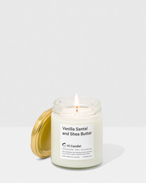 Hi Candle! - Vanilla Santal and Shea Butter