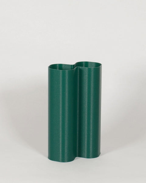 Warren & Laetitia - Alvaro Vase - Small - Forest Green