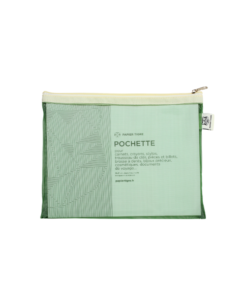 Papier Tigre - Mesh Pocket - M - Vert