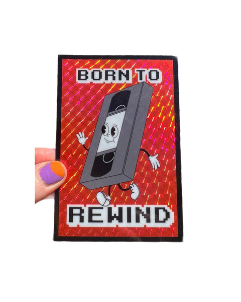 Astral Weekend - Born To Rewind VHS Sticker