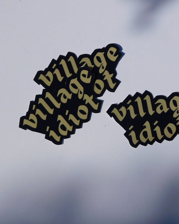 Carla Adams - Village Idiot Sticker