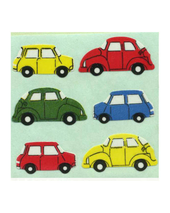 Stickermagic - Tear-off Stickers Square - Vintage Cars