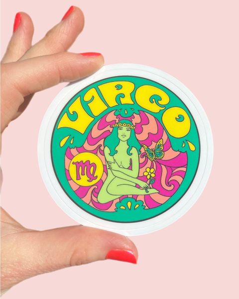 Astral Weekend - Zodiac Sticker - Virgo