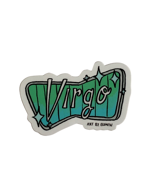 Vintage Inspired Zodiac Stickers - Virgo