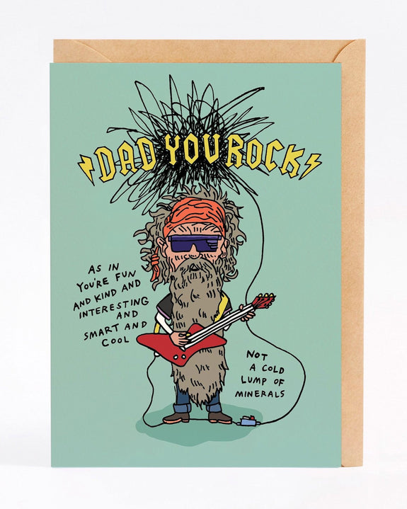 Wally Paper Co Cards - Rockin' Dad