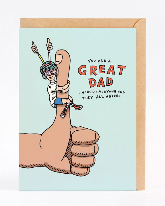 Wally Paper Co Cards - Thumbs Up