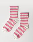 Le Bon Shoppe - Wally Socks - Wide / Rose Stripe